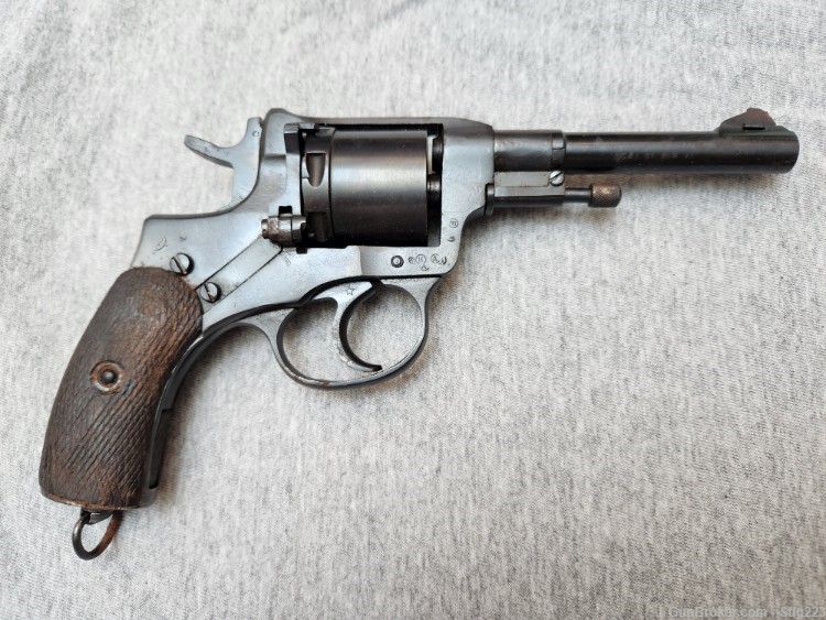 Nagant Revolver M1895 1943 Unfluted .32ACP Cylinder Import Marked-img-0