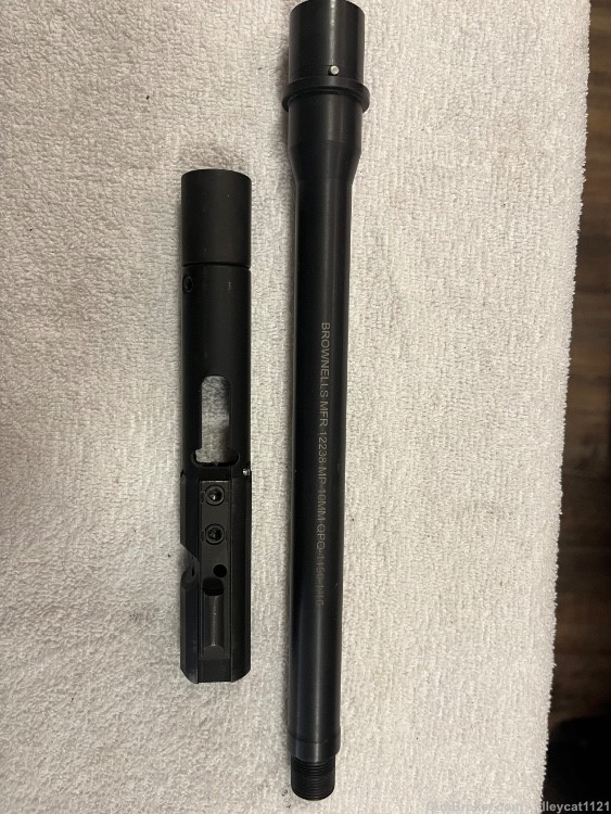 AR 10mm auto barrel, bolt and buffer tube with buffer-img-2