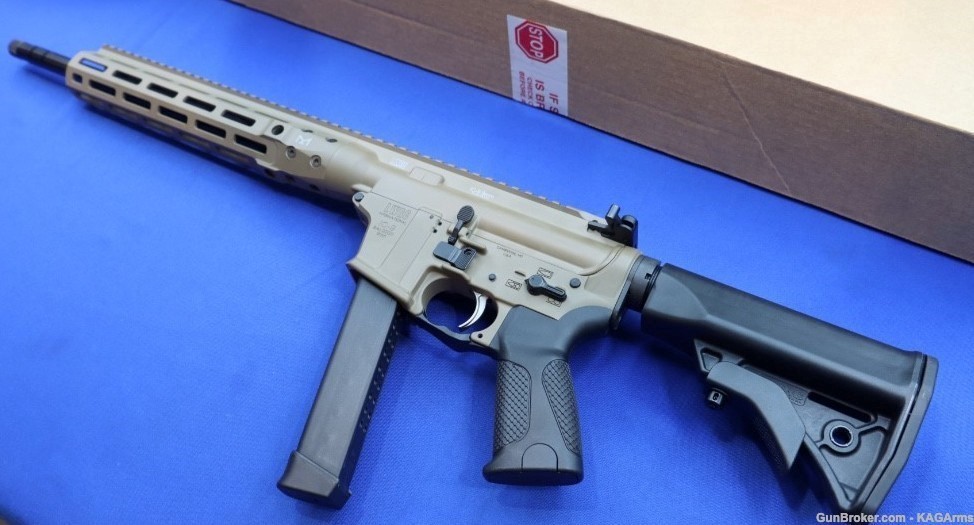 LWRC IC-9 IC NINE 9mm Semi Auto Rifle ICR9CK16 LWRCI IC 9 PCC IC-9 LWRC FDE-img-0