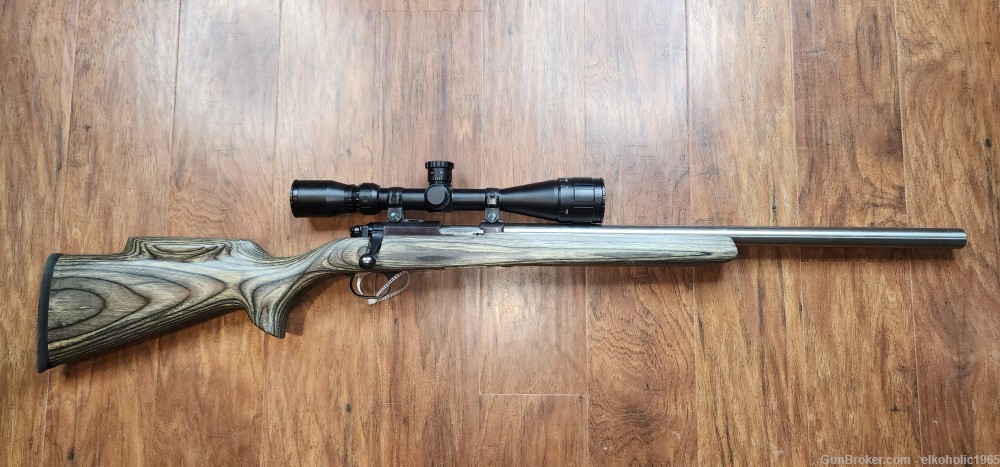 Ruger 77/22 Custom 22 WMR 22 Mag Lilja barrel Volquartzen Stock-img-0