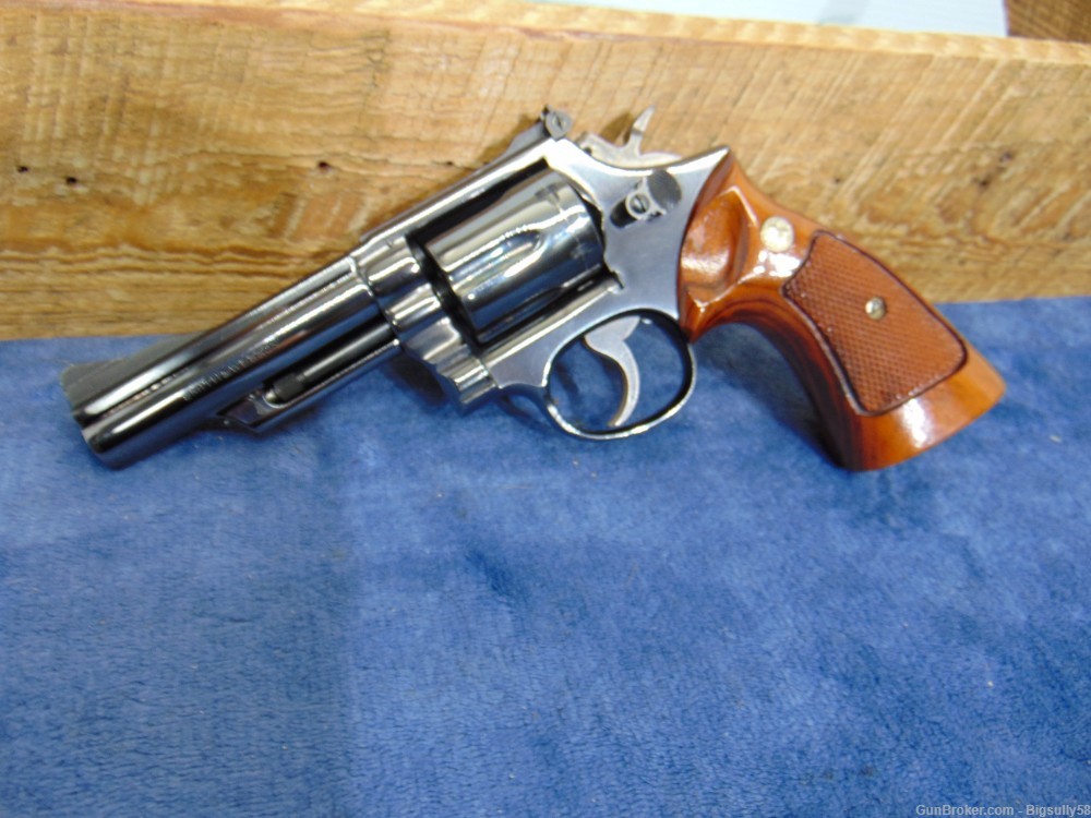 COLLECTOR QUALITY SMITH & WESSON MODEL 19-3 357MAG 4" BLUED P&R 1971-img-0