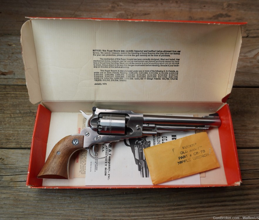 Ruger Old Army Stainless 200th Year American Liberty 1976 LNIB EXCELLENT 44-img-0
