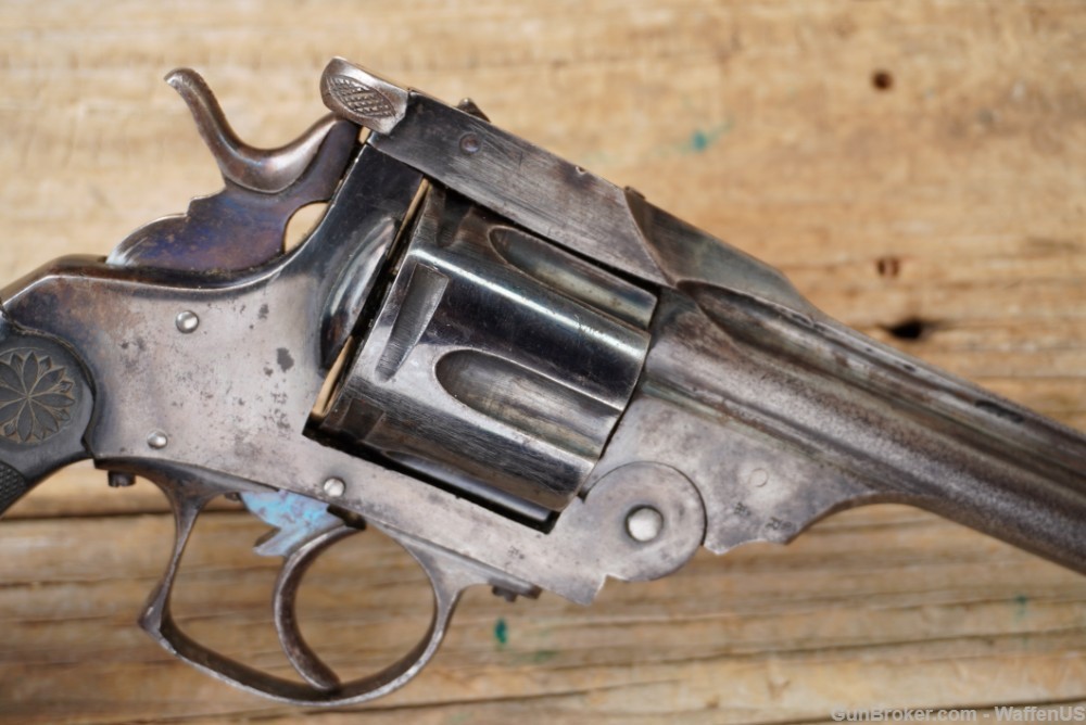 Smith & Wesson Frontier DA .44-40 copy Belgian 1890s 44 WCF S&W -img-17