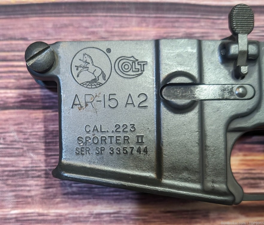 Colt AR-15 A2 HBAR Sporter PRE BAN AR 15 COMPLETE Lower Preban -img-2