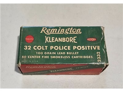 Vintage Box of .32 Colt Police Positive