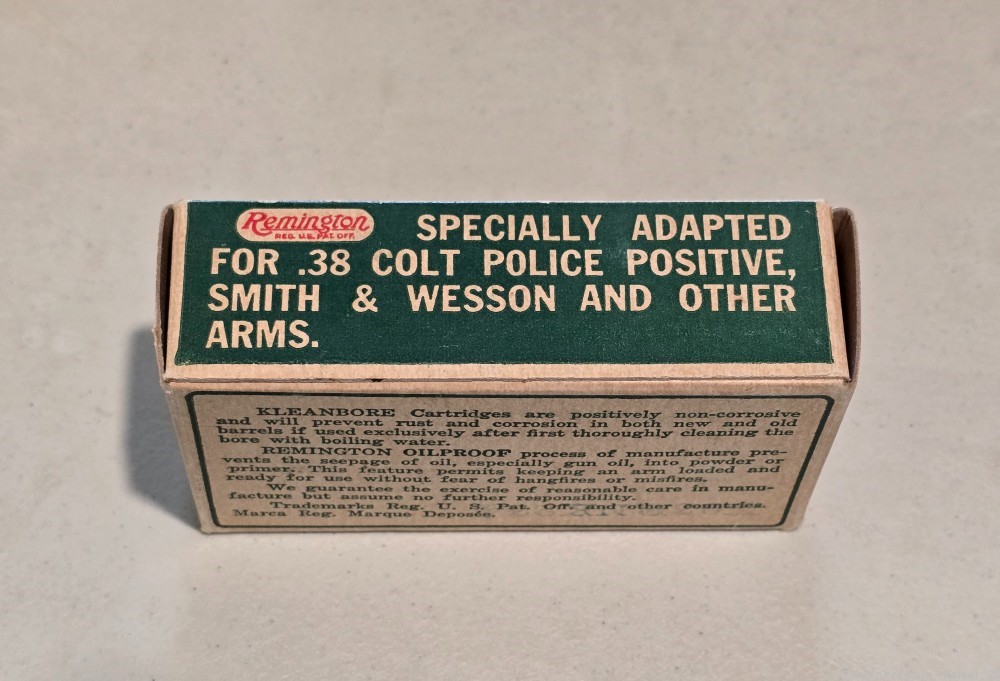 Vintage Box of .38 Colt Police Positive Ammo-img-3
