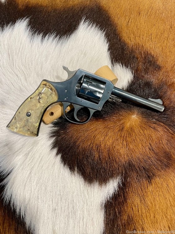 H&R 922 revolver 9-shot .22s/l/lr C&R OK! Born 1953 used Penny No Reserve!-img-1