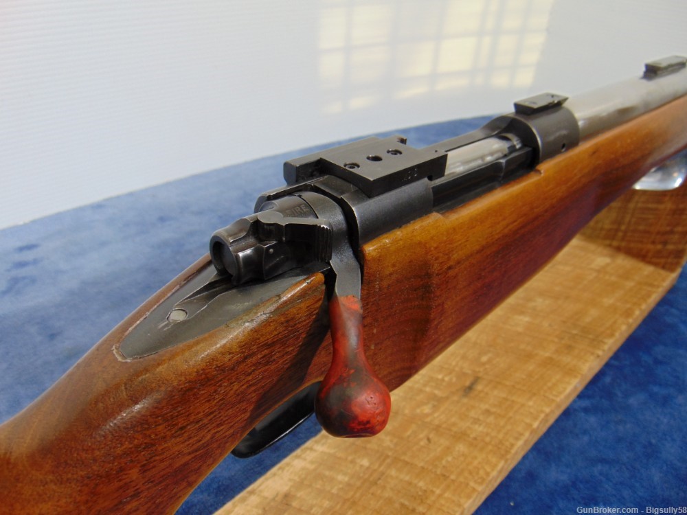 WINCHESTER MODEL 70 MODIFIED TARGET RIFLE 243 WIN STAIN. BBL. 1956 MADE-img-3