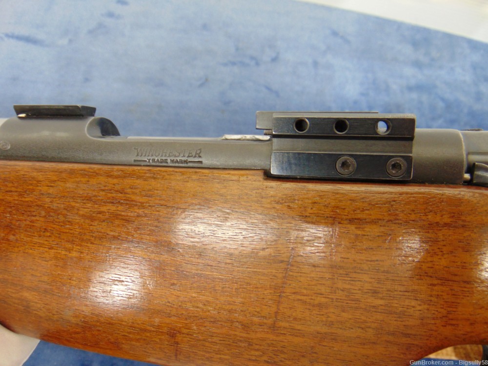 WINCHESTER MODEL 70 MODIFIED TARGET RIFLE 243 WIN STAIN. BBL. 1956 MADE-img-13