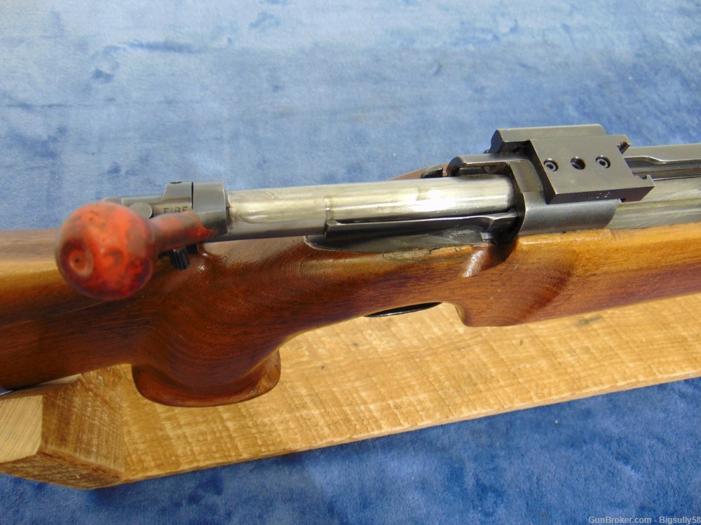 WINCHESTER MODEL 70 MODIFIED TARGET RIFLE 243 WIN STAIN. BBL. 1956 MADE-img-7