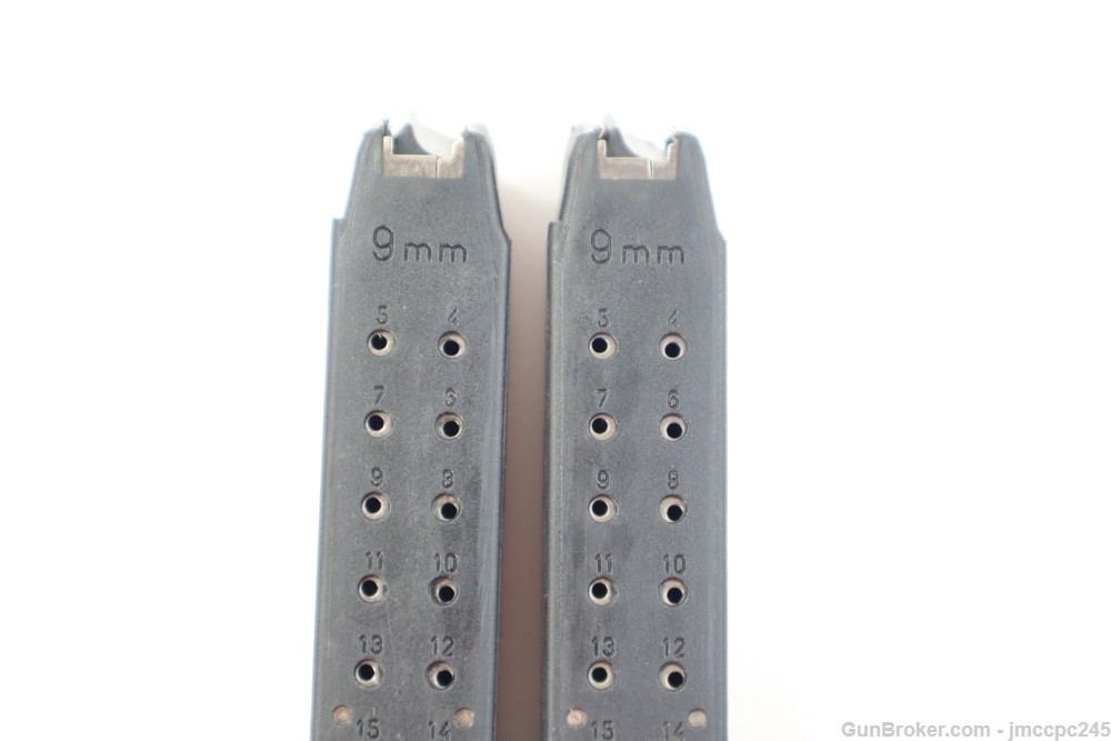 Rare 2 Very Nice Pre-Ban FML Glock 19 9mm Magazine Mass Legal 15+1-img-13