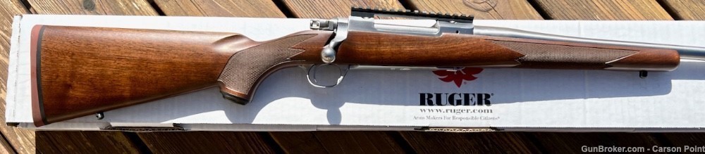 Ruger 77 Hawkeye Hunter .30-06  Stainless Walnut 22" barrel NIB 57108-img-2