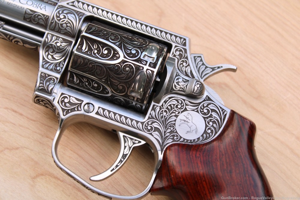 Engraved Colt King Cobra Revolver NEW 357 **AMAZING**-img-5
