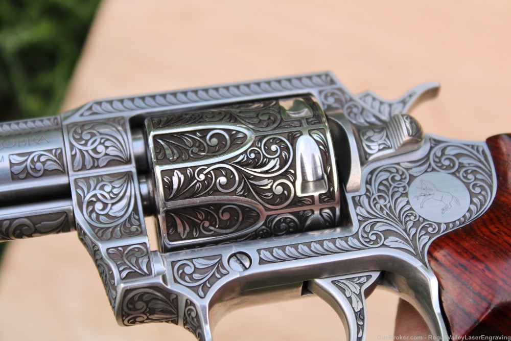 Engraved Colt King Cobra Revolver NEW 357 **AMAZING**-img-16