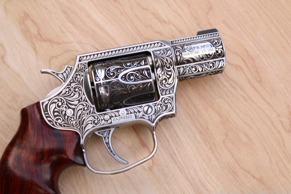 Engraved Colt King Cobra Revolver NEW 357 **AMAZING**-img-2