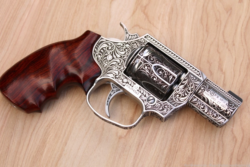 Engraved Colt King Cobra Revolver NEW 357 **AMAZING**-img-1