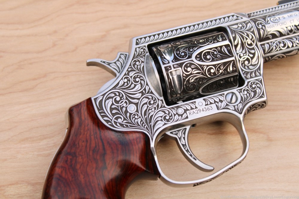 Engraved Colt King Cobra Revolver NEW 357 **AMAZING**-img-6
