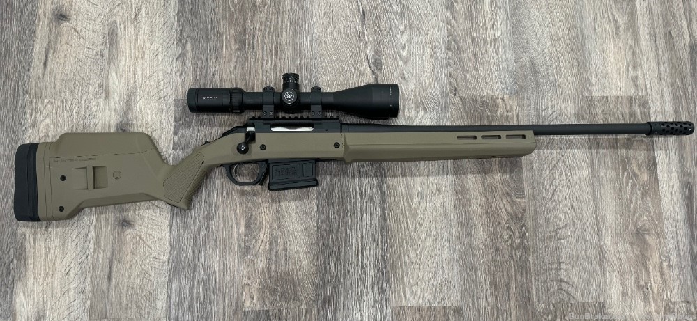 Ruger American hunter predator model with magpul stock -img-0