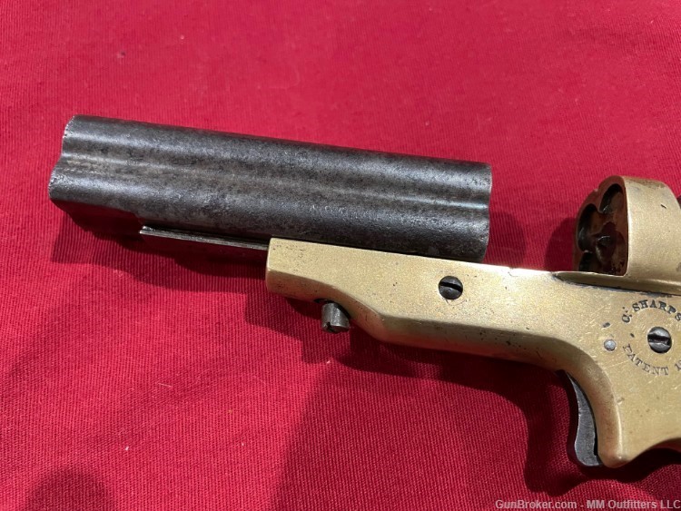 C Sharps Pepperbox Model 2 - .30 RF 3" Barrel Brass Frame No Credit Fee-img-4