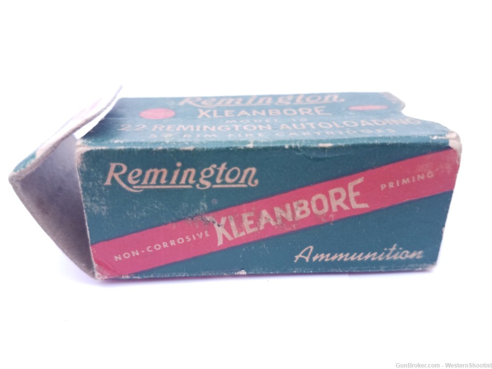 Full box 50 rounds .22 Rem Auto Remington Autoloading rare ammo - Model 16-img-7