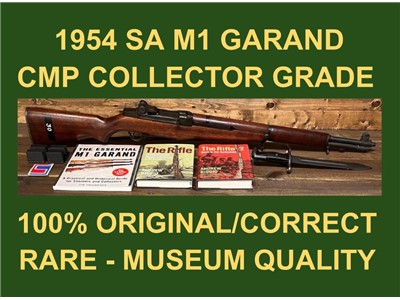 M1 GARAND 1954 CMP *COLLECTOR GRADE* 100% ORIGINAL/CORRECT MUSEUM QUALITY