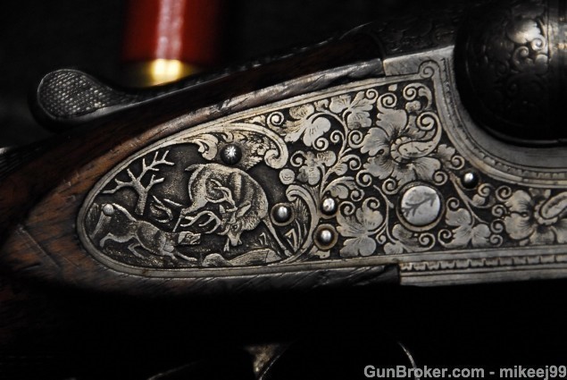 Dreyse (like Sauer) prewar elaborate Sidelock 12-img-17