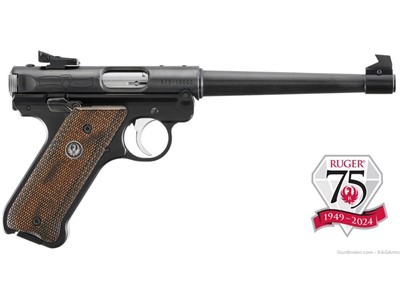 Ruger Mark IV 75th Anniversary 22 LR Pistol 6.88 Blued 40175