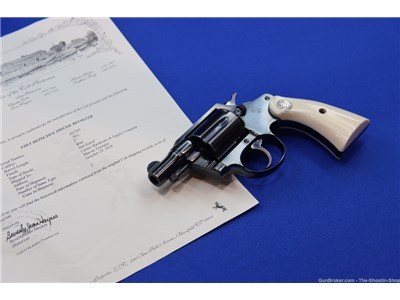 Colt Detective Special Revolver BLACK TUESDAY 1929 38SPL Genuine Ivory RARE