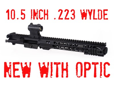 AR15 Pistol 10½" .233 Wylde 1/8 Barrel KeyMod UPPER w/New Red Dot