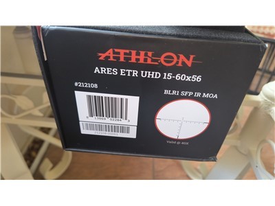 Athlon  ares etr UHD riflescope 15-60-56 new unmounted best of 