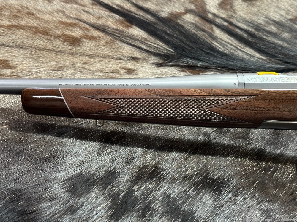 FREE SAFARI, NEW BROWNING X-BOLT WHITE GOLD MEDALLION 6.5 CREED GOOD WOOD-img-11