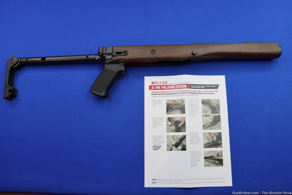 Ruger Mini 14 Rifle Folding Stock Metal & Wood Samson A-TM Mini-14 Min-30-img-21