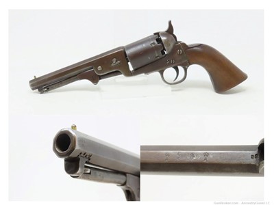 TURKISH Period Copy of COLT Model 1851 “NAVY” Revolver Percussion Antique