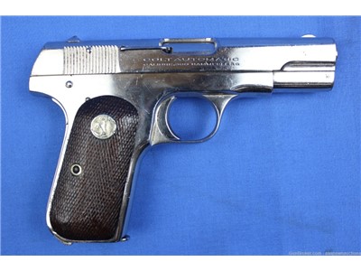 COLT 1937 .380 M1908 Automatic Pocket Hammerless Semi-Automatic Pistol .380