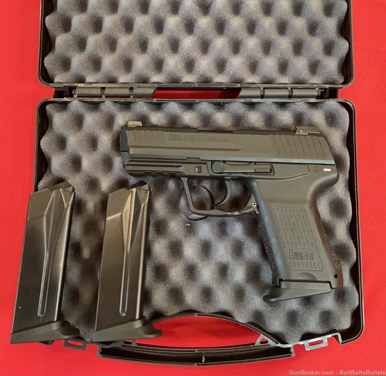 Heckler & Kotch HK45 Compact V7 45ACP 3 Mags 8+1 Used H&K-img-0