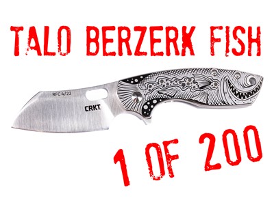 TALO "Berzerk Fish" by Artist Rich Powell 1 OF 200 LIMITED EDITION