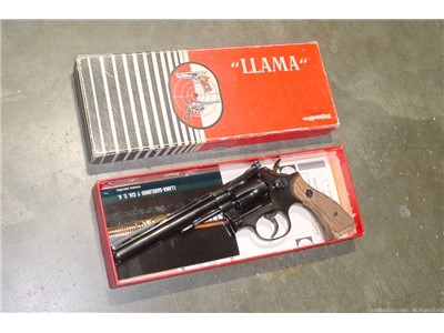 Near New Vintage Llama Comanche .38Spl 6" DA/SA revolver w/Box!!