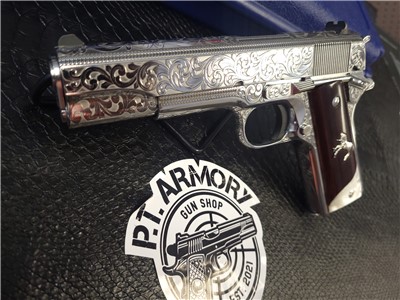 Colt 38 super engraved PENNY AUCTION! No Reserve