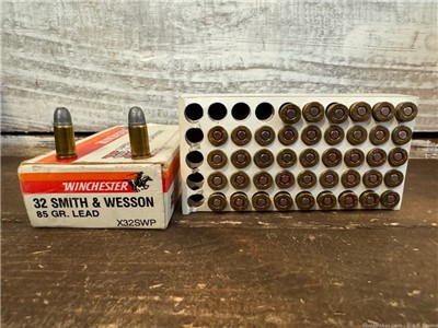 Winchester Super-X 32 S&W short 85 grain lead head 44 Rounds RARE NoCCFees