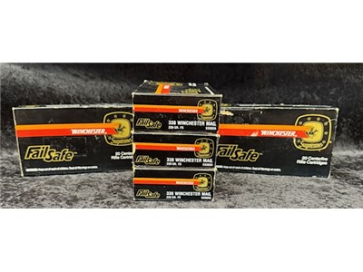 Winchester Fail-Safe 338 Win Mag 230gr Ammo 100 Rounds