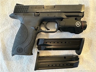 Smith & Wesson M&P9 with Crimson Trace Laser/Light