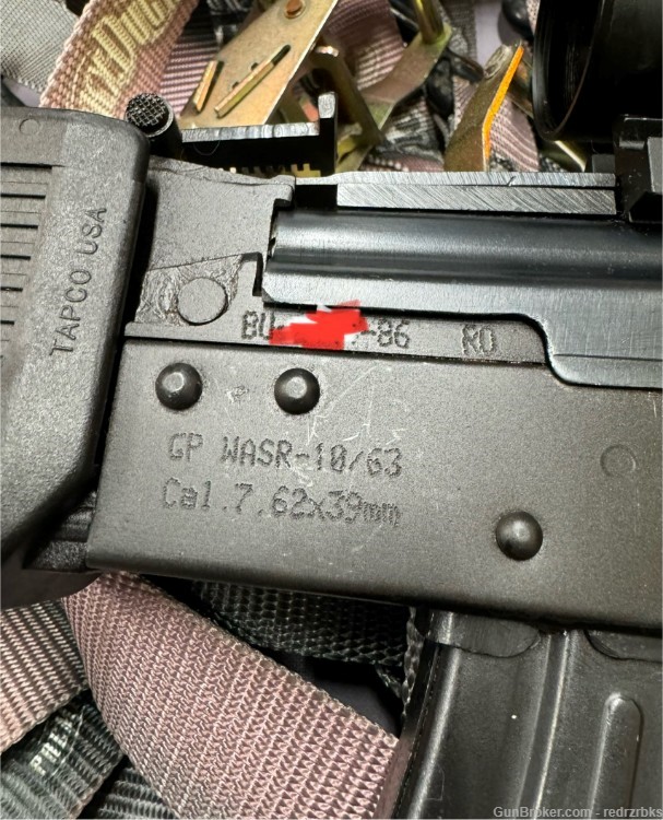 Century Arms Romarm SA GP WASR 10/63 AK-47 7.62x39mm Tapco G2 Trigger-img-2