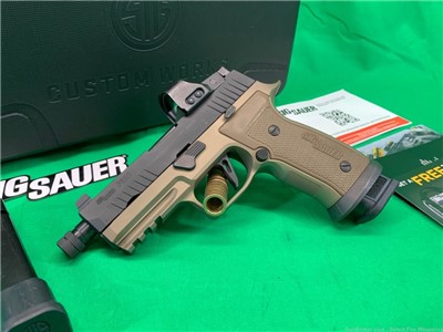 Sig Sauer P320 AXG Combat in Box w/ Romeo Optic 9mm 2-21rd mags