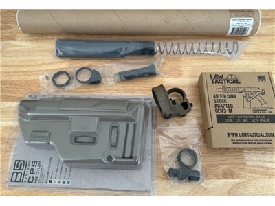 LAW Tactical KAC SR25 M110 Folding Stock Upgrade Kit 