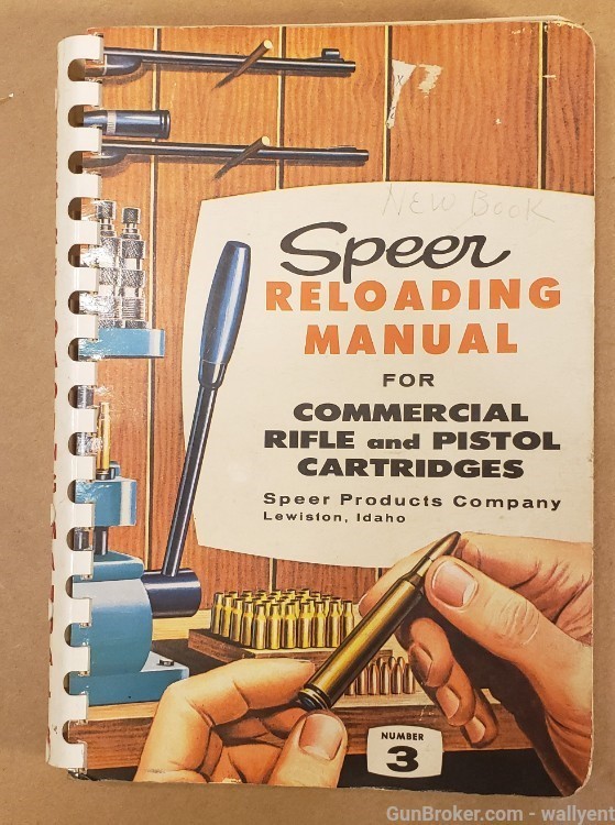 SPEER Reloading Manual 1959 Commercial Rifle and Pistol Cartridges number 3-img-0