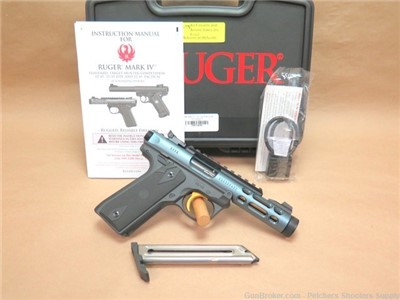 Ruger Mark IV 22/45 Lite 22lr Treaded BBL New In Box Ruger #43934