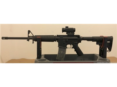 Colt M4 Carbine with Vortex Spitfire Scope .223 cal 3 extra mags