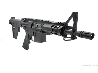 Konza Guns Krazy Kitty AR15 7.5" 5.56 M-Lok Pistol W Brace