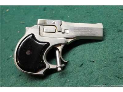 High Standard Double action Derringer .22 mag nickel project gun 