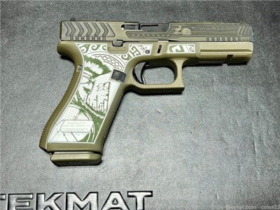 NEW Glock 17 Gen5 BFG Frame RMR Slide Cut Custom Greek Spartan Pistol 9 mm 
